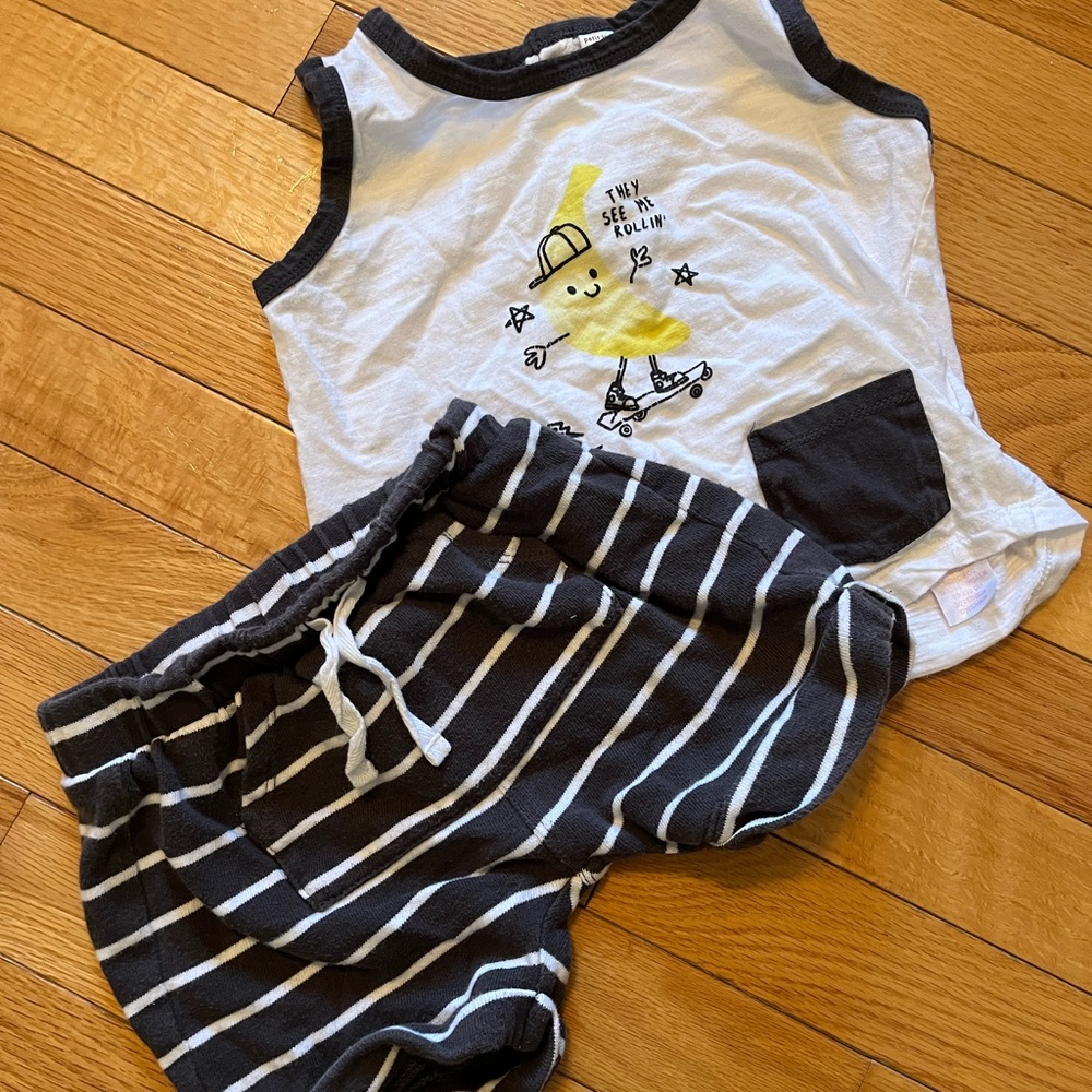 Petit Lem Tank and Shorts Set